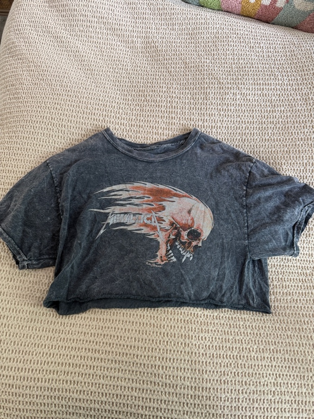 Metallica Crop Tee